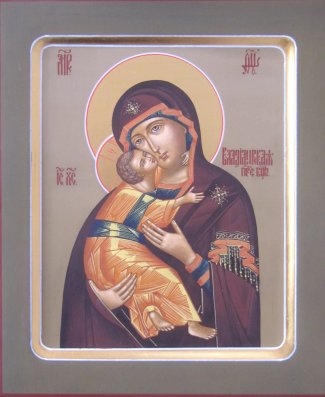Икона Владимирская б.м. 6 Размер 17х21