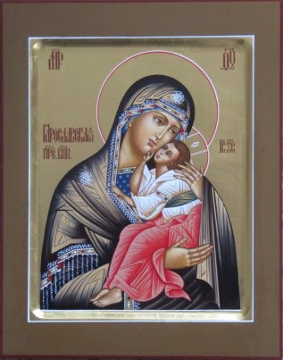 Икона Ярославская б.м.  Размер 21х25