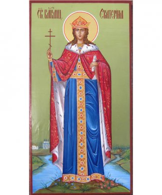 Икона Екатерина Великомученица ар.1 Размер 13х25