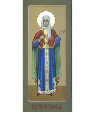 Икона Ирина Константинопольская  Размер 20х50
