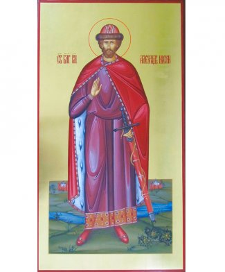 Икона Александр Невский ар.5 Размер 30х50