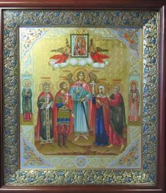 Икона Семейная икона в киоте 1 Размер