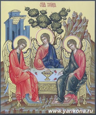 Икона Троица 1 Размер 21х25