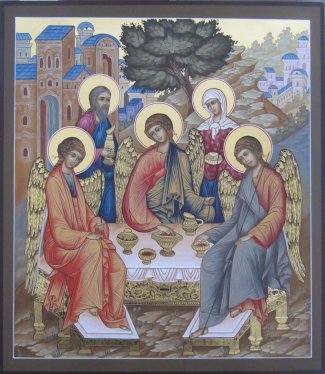 Икона Троица 2 Размер 27х31