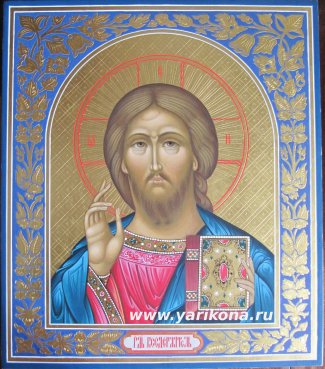 Икона Спаситель 3 Размер 27х31