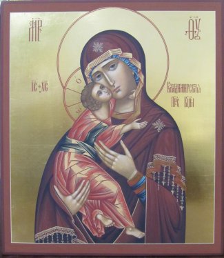 Икона Владимирская б.м.3 Размер 27х31